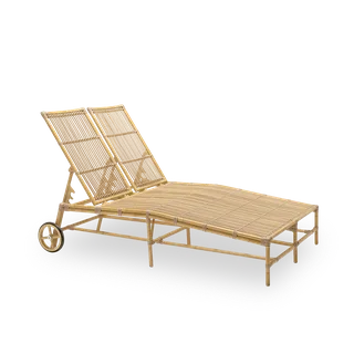Julietta Double Sunbed by Sika-Design in Natural, Aluminium & ArtFibre, None – product photo 2 of 2