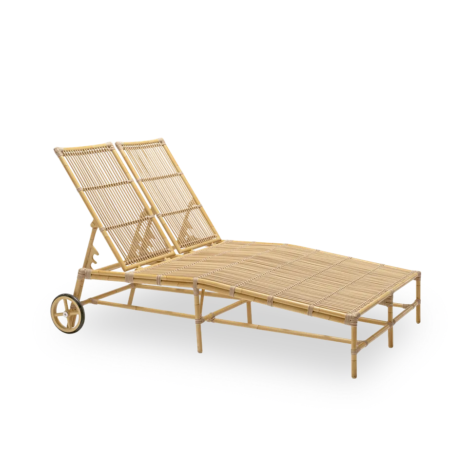 Julietta Double Sunbed by Sika-Design in Natural, Aluminium & ArtFibre, None – product photo 2 of 2