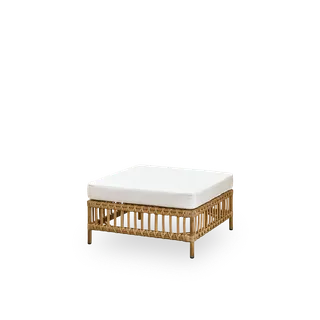 Maggie Sofa | Pouf Module von Sika-Design in Antique, Aluminium & ArtFibre, Tempotest, Denim (A615) – Produktfoto 1 von 2