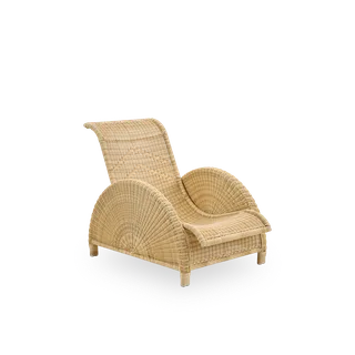 Paris Exterior Lounge Chair van Sika-Design in Natural core weave, ArtFibre & Aluminium, Geen, Geen – productfoto 1 van 3
