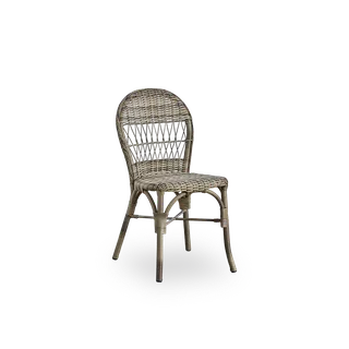 Ofelia Exterior Chair van Sika-Design in Antique Grey, ArtFibre & Aluminium, Geen – productfoto 2 van 2