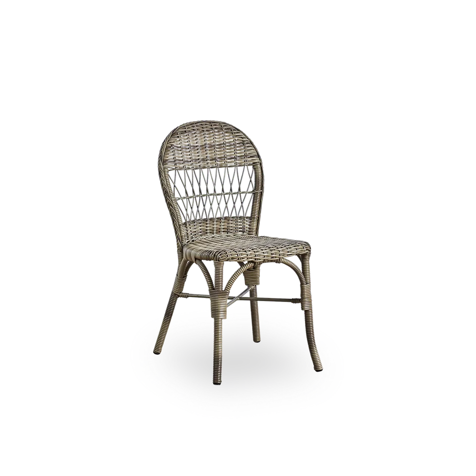 Ofelia Exterior Chair van Sika-Design in Antique Grey, ArtFibre & Aluminium, Geen – productfoto 2 van 2