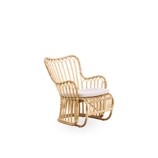 Seat cushion | Tulip Lounge Chair van Sika-Design in Crumble, Beige (A622) – productfoto 1 van 2