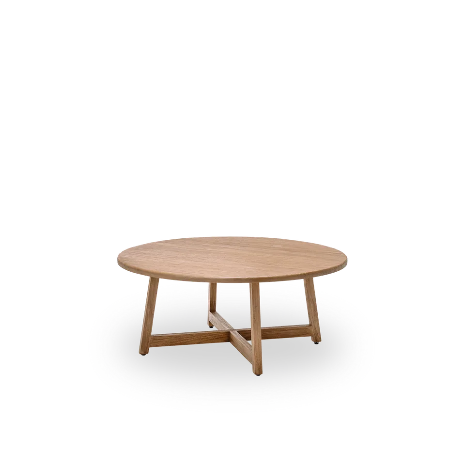 Aksel Coffee Table Ø120 cm de Sika-Design en Teak, Indoor – photo du produit