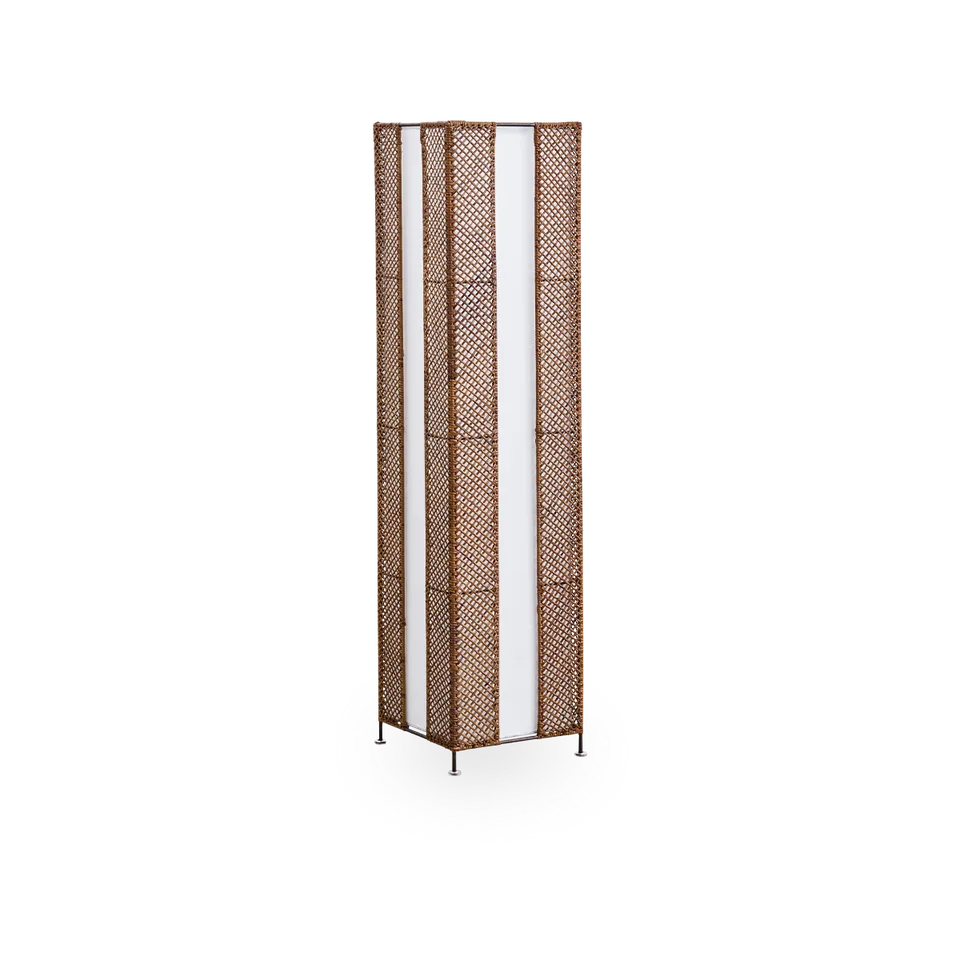 Yamakawa Lampshade | 125 cm van Sika-Design in Hazelnut Rattan, Iron frame – productfoto