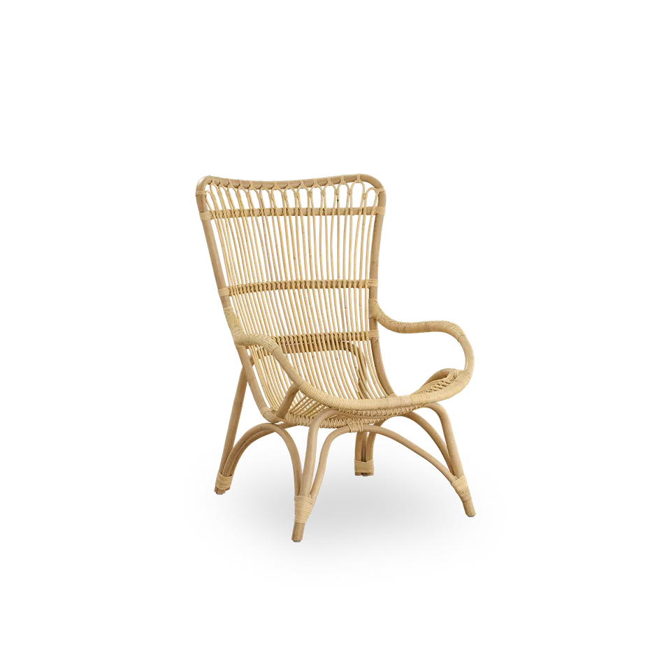 Monet Lounge Chair by Sika-Design in Natural, Rattan, None, None – product photo 2 of 2