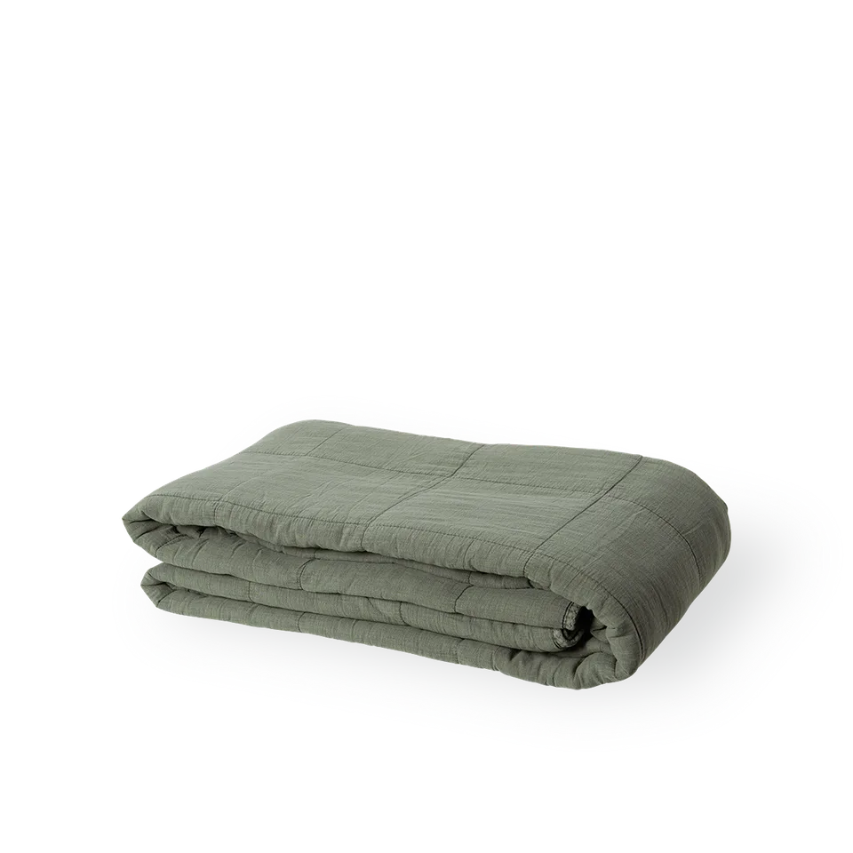 Bedspread 240X260 cm by Sika-Design in Dark Forest Cotton – product photo 7 of 7