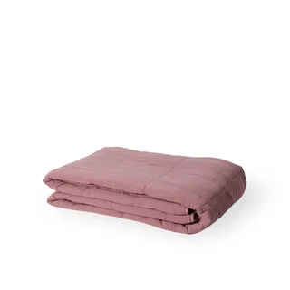 Bedspread 240X260 cm by Sika-Design in Mauve Cotton – product photo 7 of 7