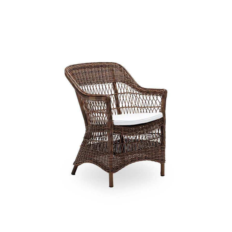 Charlot Exterior Chair van Sika-Design in Brown, ArtFibre & Aluminum, Geen, Geen – productfoto 2 van 2