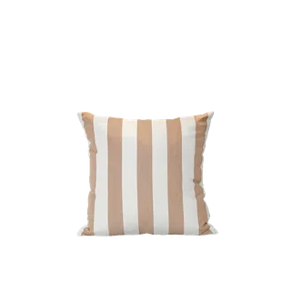 Cushion Exterior | 50X50 cm by Sika-Design in Broad Striped, Beige – White (A680) – product photo 2 of 2