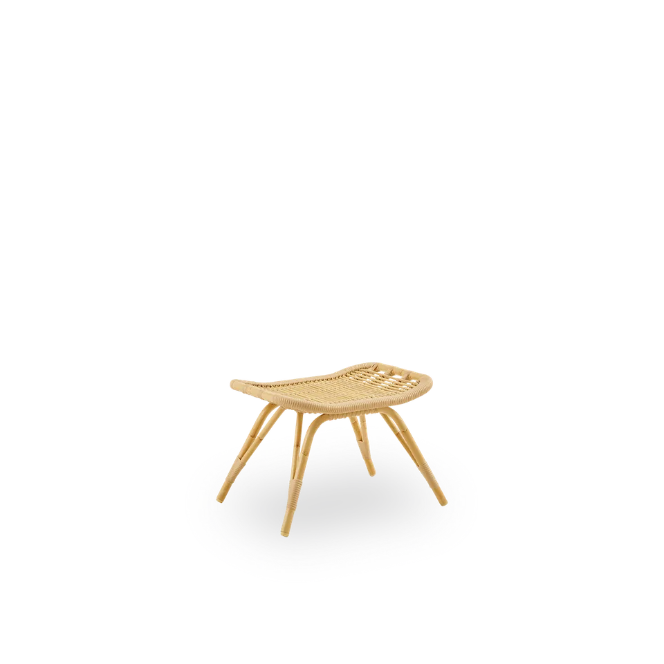 Monet Exterior Footstool by Sika-Design in Antique, Aluminium & ArtFibre, None – product photo 1 of 4