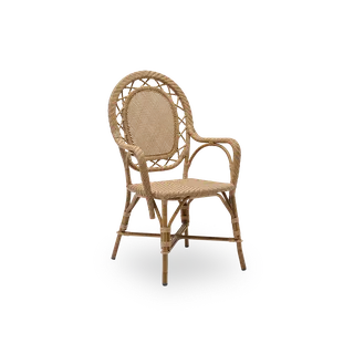 Romantica Exterior Dining Chair van Sika-Design in Antique, Aluminium & ArtFibre, Geen – productfoto 2 van 2