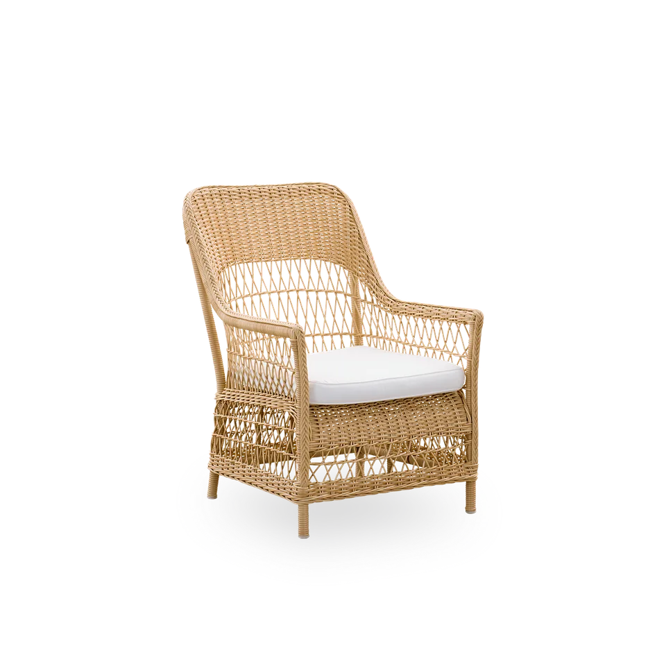 Stock item | Seat cushion | Dawn Exterior Lounge Chair by Sika-Design in White (CY101) – product photo 1 of 2