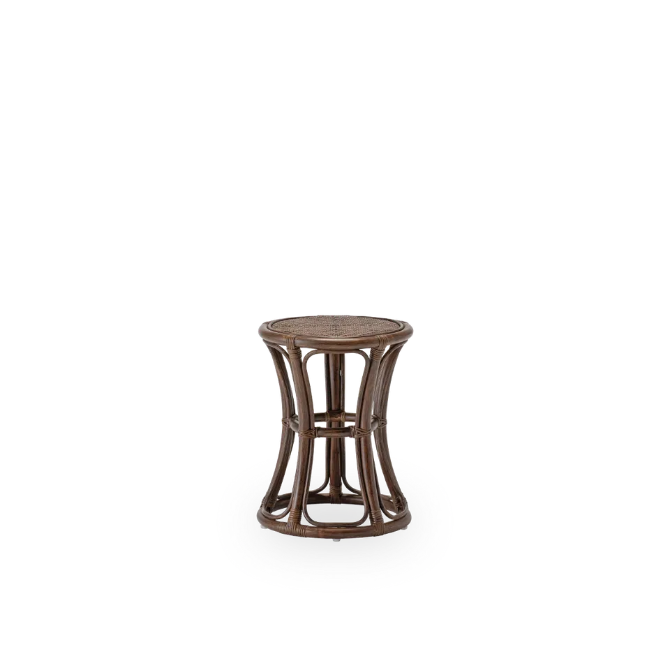Bella Stool von Sika-Design in Brown, Rattan – Produktfoto