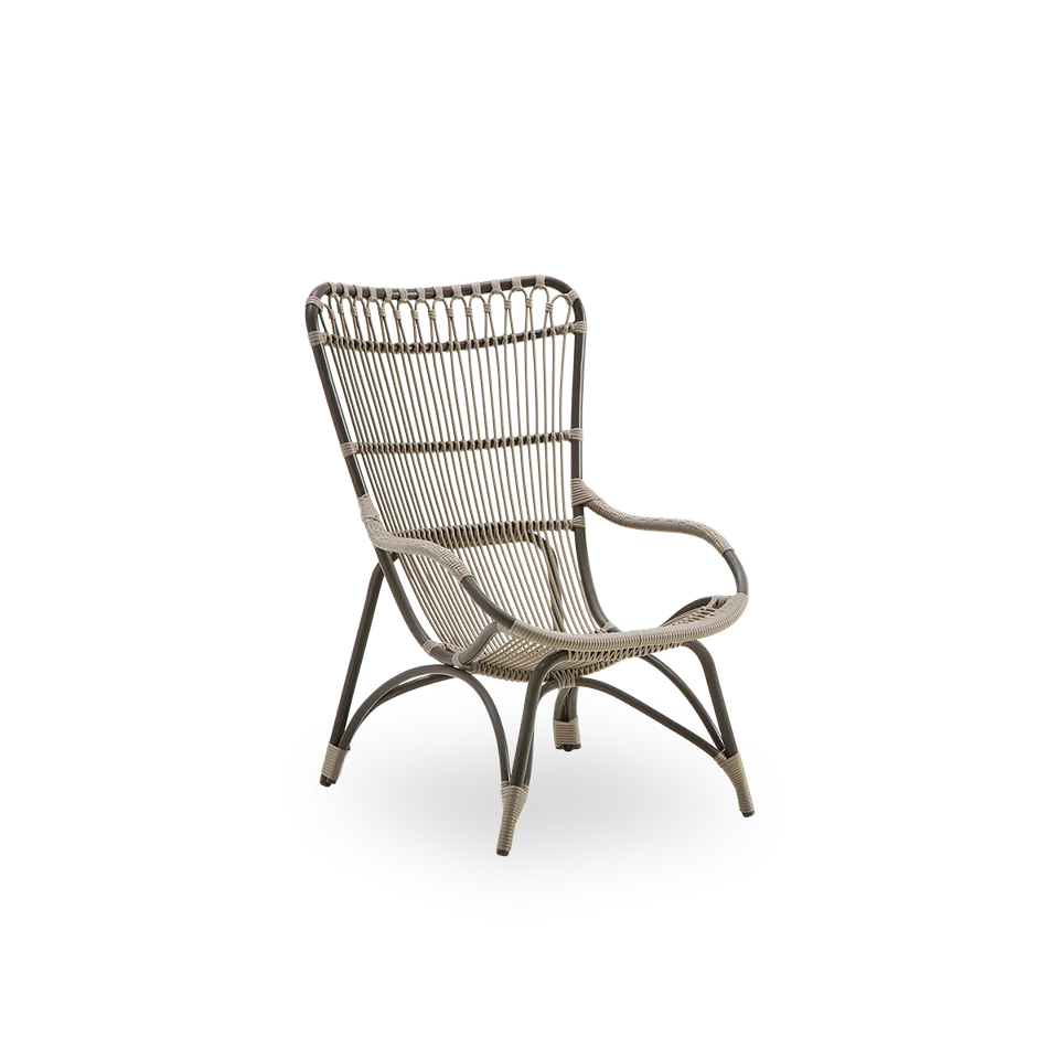 Monet Exterior Lounge Chair von Sika-Design in Antique, Aluminium & ArtFibre, Ohne, Ohne – Produktfoto 4 von 4