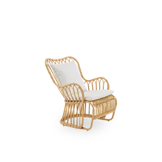 Back cushion | Tulip Exterior Lounge Chair by Sika-Design in Tempotest, Denim (A615) – product photo 1 of 2