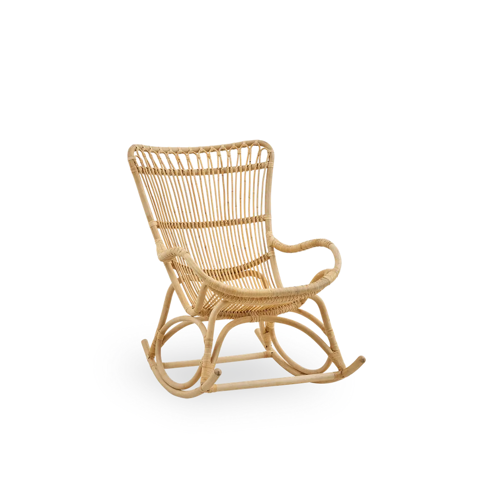 Monet Rocking Chair von Sika-Design in Antique, Rattan, Ohne, Ohne – Produktfoto 2 von 3