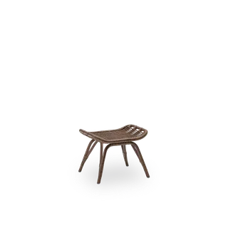 Monet Footstool by Sika-Design in Brown, Rattan, None – product photo 2 of 2