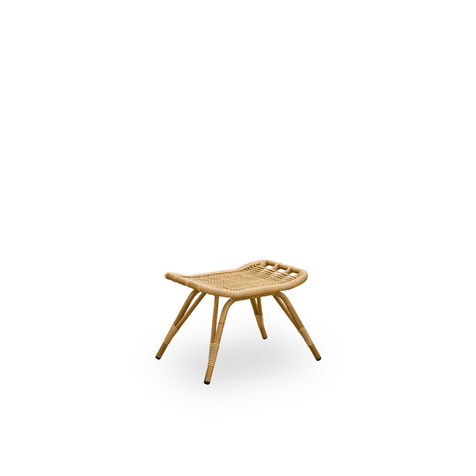 Monet Exterior Footstool by Sika-Design in Antique, Aluminium & ArtFibre, None – product photo 3 of 4