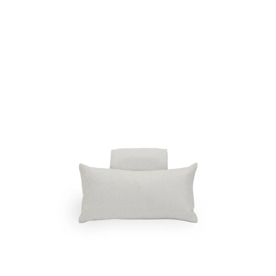 Neck cushion | Paris Exterior Lounge Chair by Sika-Design in Michelangelo, White (A670) – product photo 3 of 3