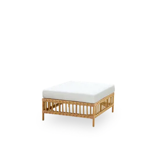 Maggie Sofa | Pouf Module von Sika-Design in Antique, Aluminium & ArtFibre, Tempotest, Denim (A615) – Produktfoto 2 von 2