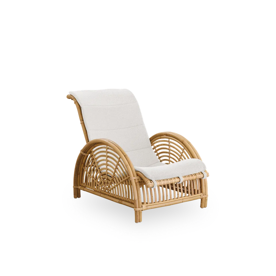 Paris Lounge Chair von Sika-Design in Polished Natural, Rattan, Ohne, Ohne – Produktfoto 2 von 4