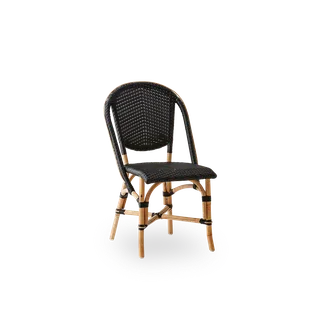 Sofie Dining Chair by Sika-Design in Black ArtFibre, Skin on – Rattan frame, None – product photo 2 of 2