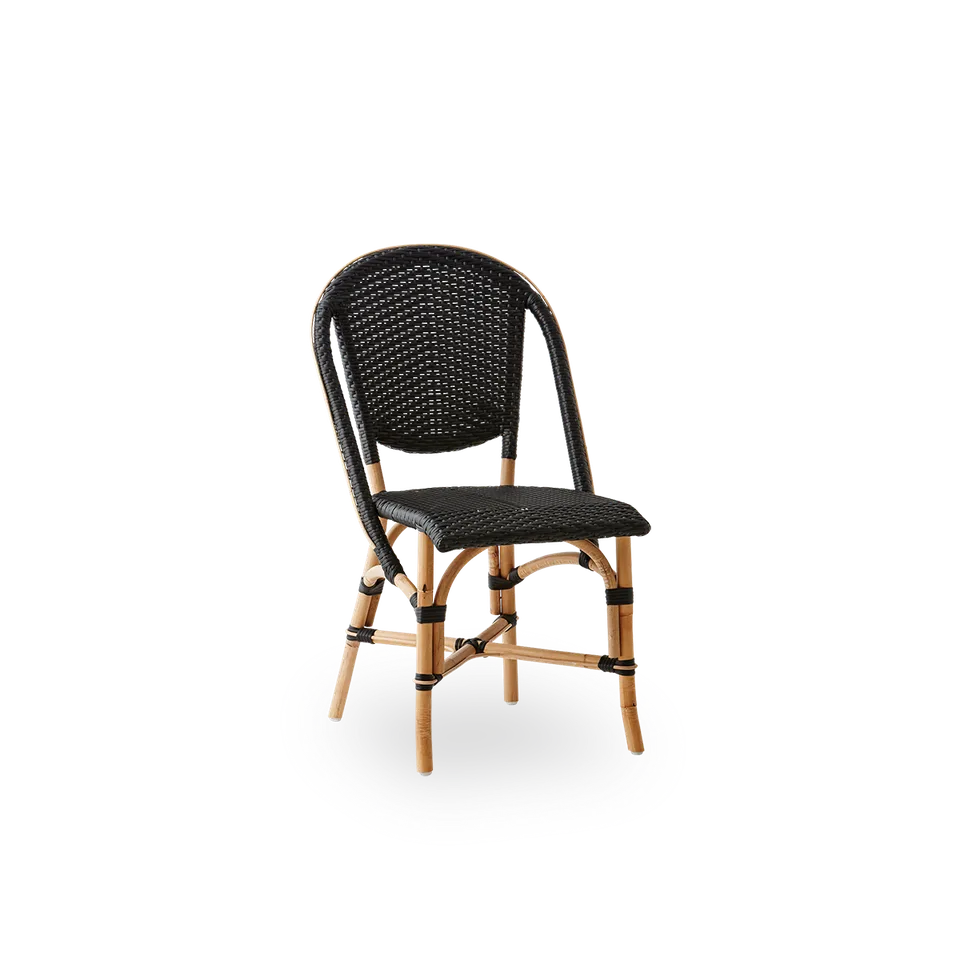 Sofie Dining Chair by Sika-Design in Black ArtFibre, Skin on – Rattan frame, None – product photo 2 of 2