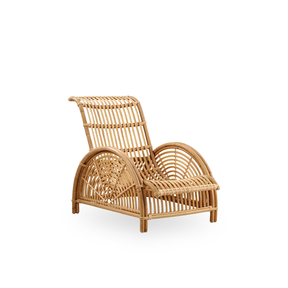 Paris Lounge Chair von Sika-Design in Polished Natural, Rattan, Ohne, Ohne – Produktfoto 1 von 4