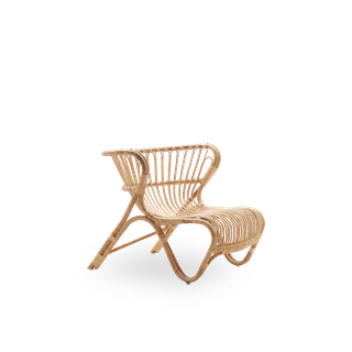Fox Lounge Chair by Sika-Design in Polished Natural, Rattan, None – product photo 2 of 2