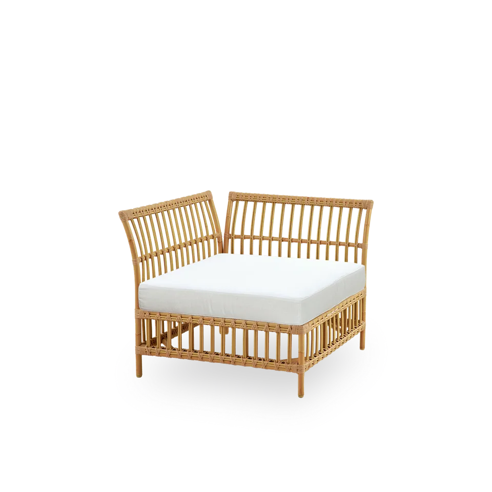 Maggie Sofa | Corner Module von Sika-Design in Antique, Aluminium & ArtFibre, Tempotest, Denim (A615), Ohne – Produktfoto 2 von 2