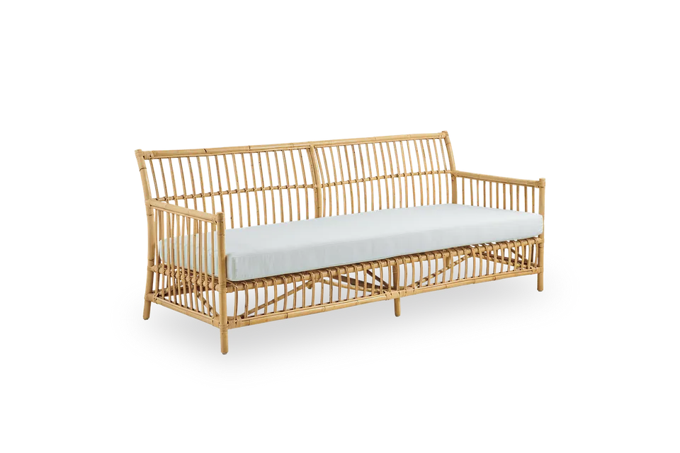 Caroline Exterior Sofa van Sika-Design in Natural, Aluminium & ArtFibre, Tempotest, White (B450), Geen – productfoto 2 van 2
