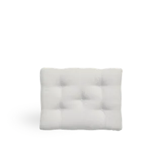Seat cushion | Teddy Exterior Footstool von Sika-Design in Michelangelo, White (A670) – Produktfoto 2 von 2