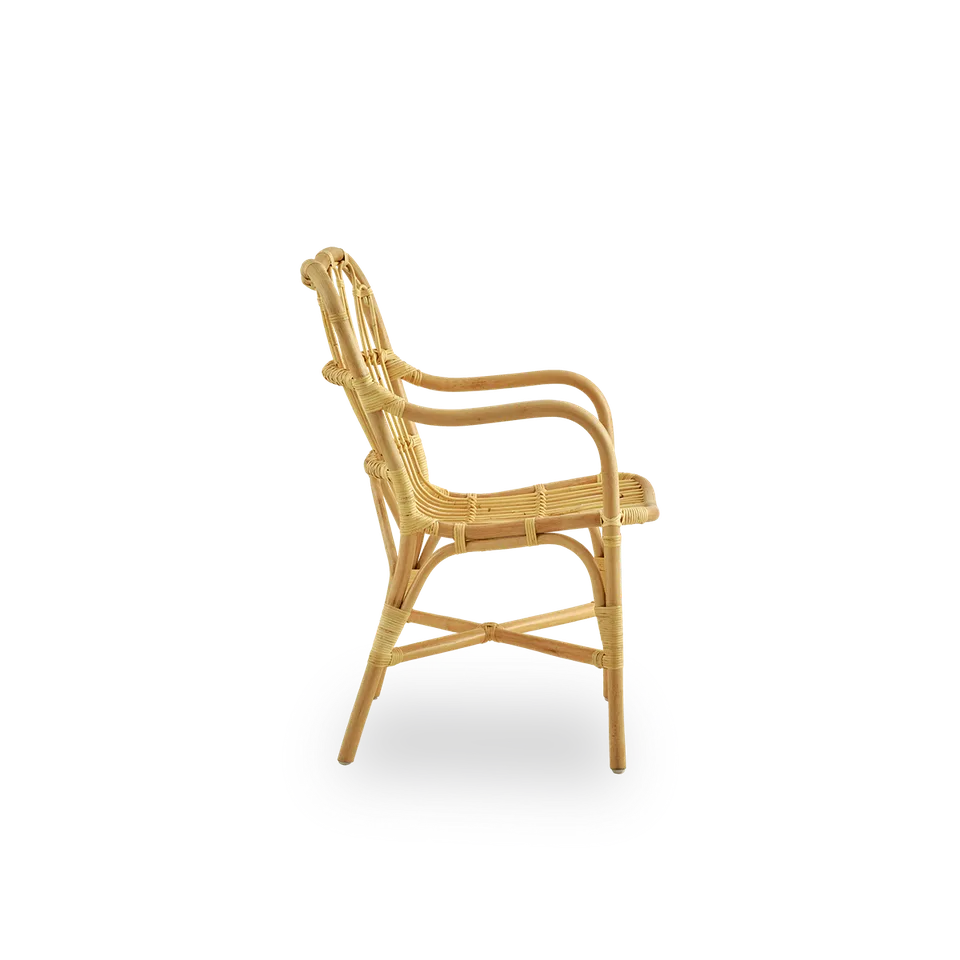 Margret Dining Chair von Sika-Design in Natural, Rattan, Ohne – Produktfoto 1 von 2