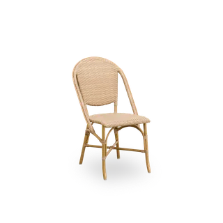 Sofie Exterior Dining Chair van Sika-Design in Almond aluminium frame, Natural ArtFibre, Geen – productfoto 2 van 2