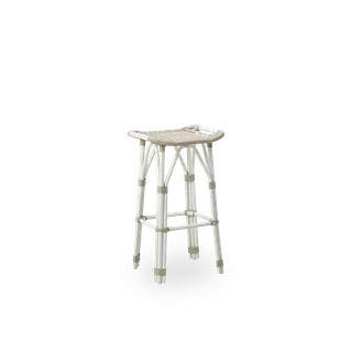 Salsa Exterior Bar Stool von Sika-Design in Dove White, Aluminium & ArtFibre – Produktfoto 2 von 2