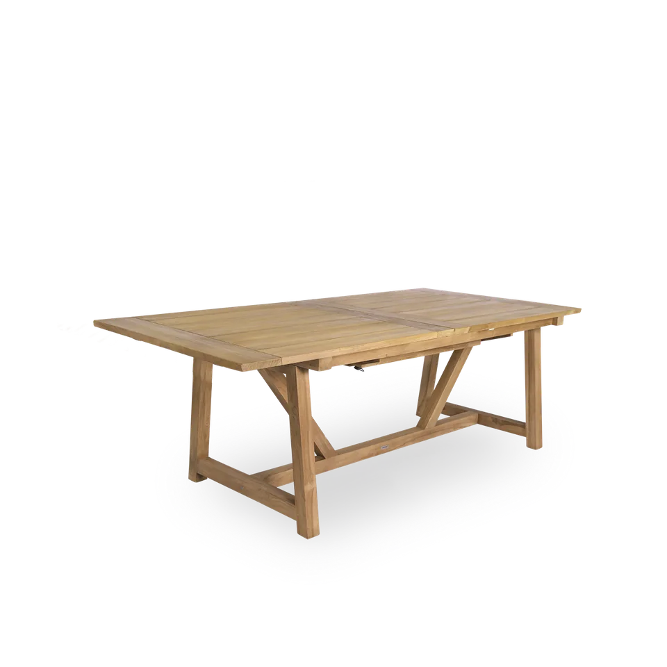 George Teak Extendable Table 200/280x100 cm by Sika-Design in Teak, Outdoor – product photo