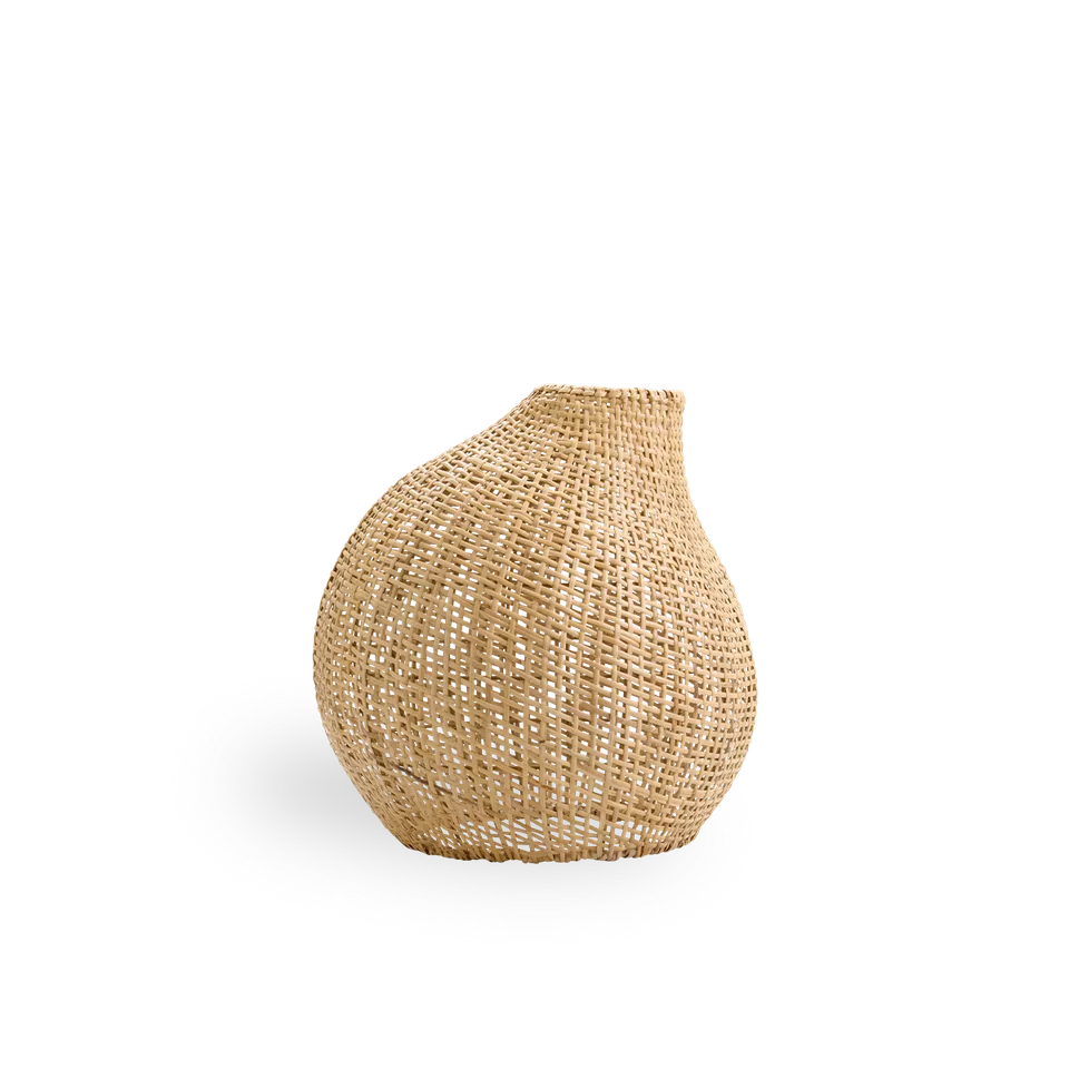 Figura Lampshade H45 cm | Medium van Sika-Design in Light Natural Weave, Rattan – productfoto