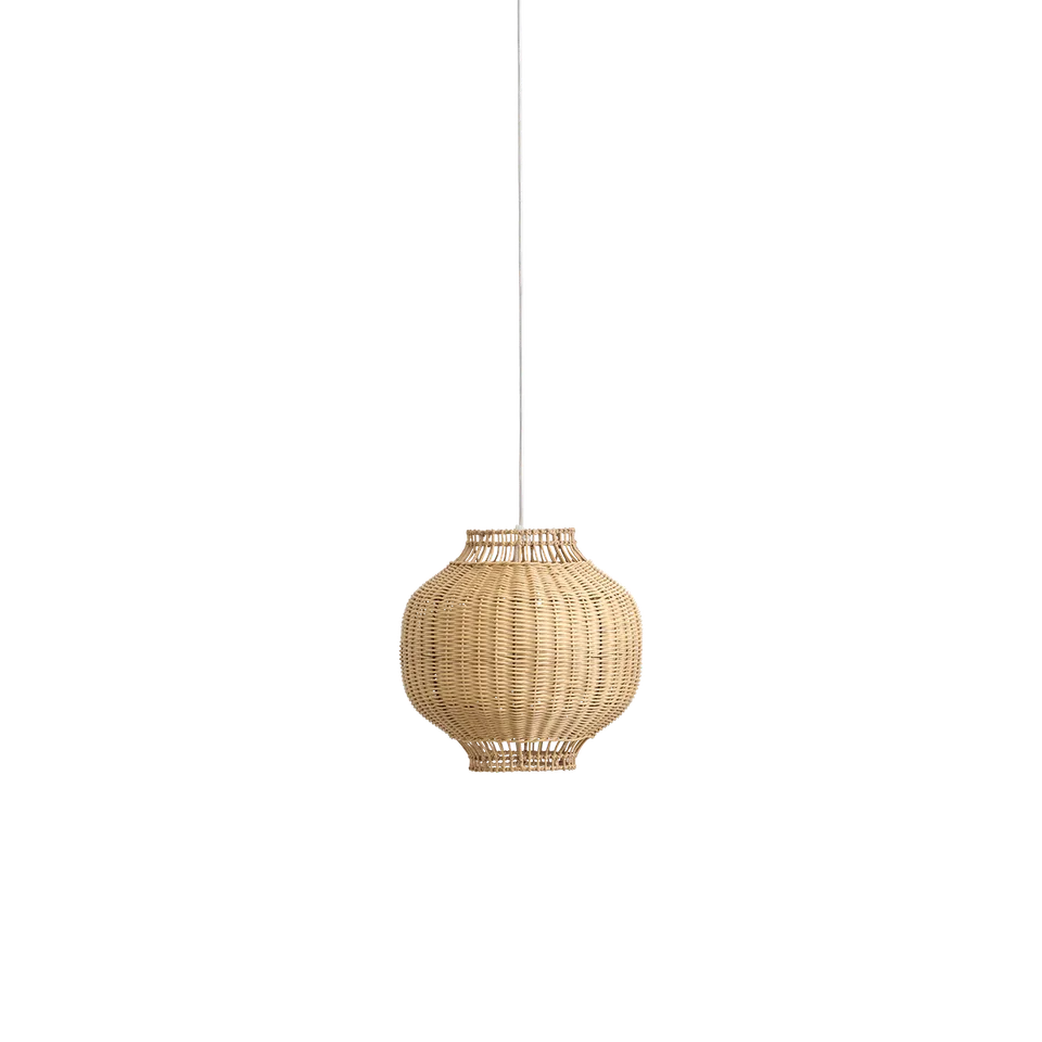 Tomos Lampshade by Sika-Design in Natural core weave, Iron frame – product photo