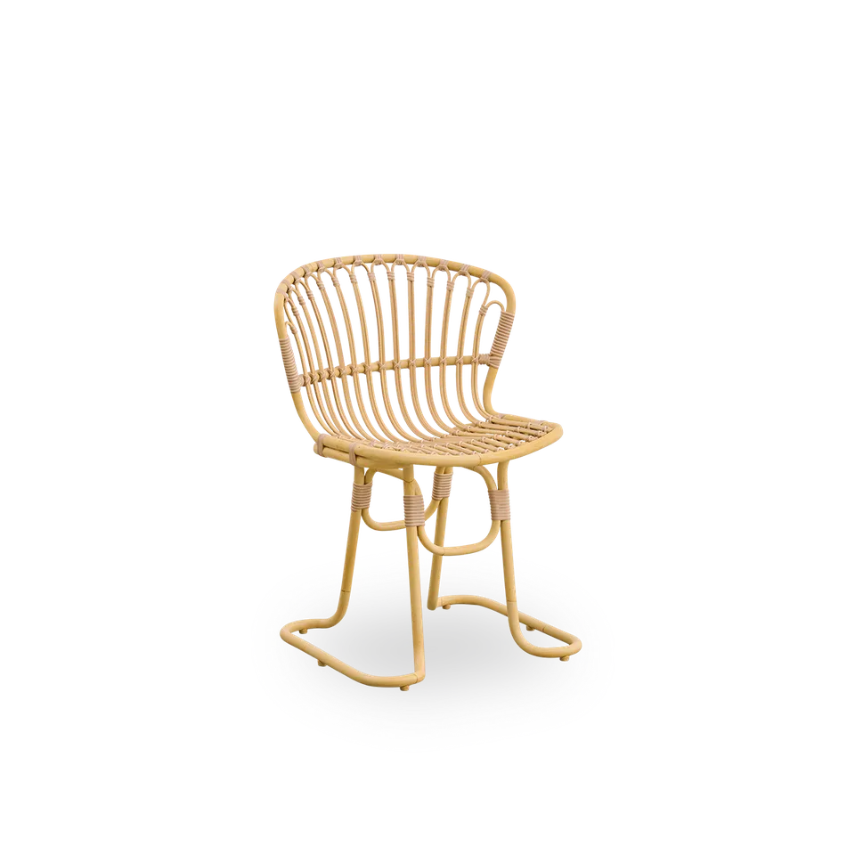 Rita Exterior Dining Chair by Sika-Design in Natural, Aluminium & ArtFibre, None – product photo 2 of 2