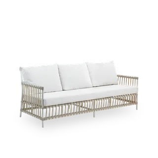 Caroline Exterior Sofa by Sika-Design in Dove White, Aluminium & ArtFibre, Tempotest, White (B450), Tempotest, White (B450) – product photo 2 of 2