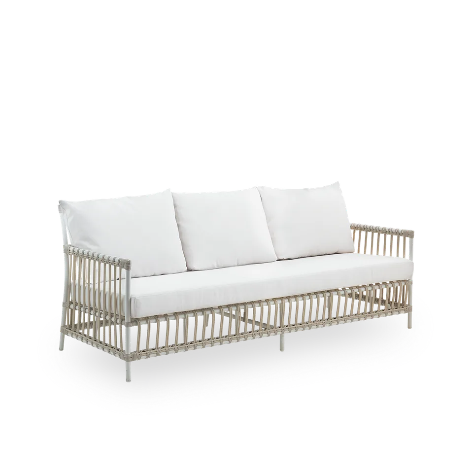 Caroline Exterior Sofa by Sika-Design in Dove White, Aluminium & ArtFibre, Tempotest, White (B450), Tempotest, White (B450) – product photo 2 of 2