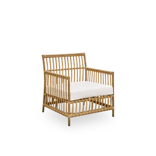 Caroline Exterior Lounge Chair van Sika-Design in Antique, Aluminium & ArtFibre, Tempotest, White (B450), Geen – productfoto 2 van 2