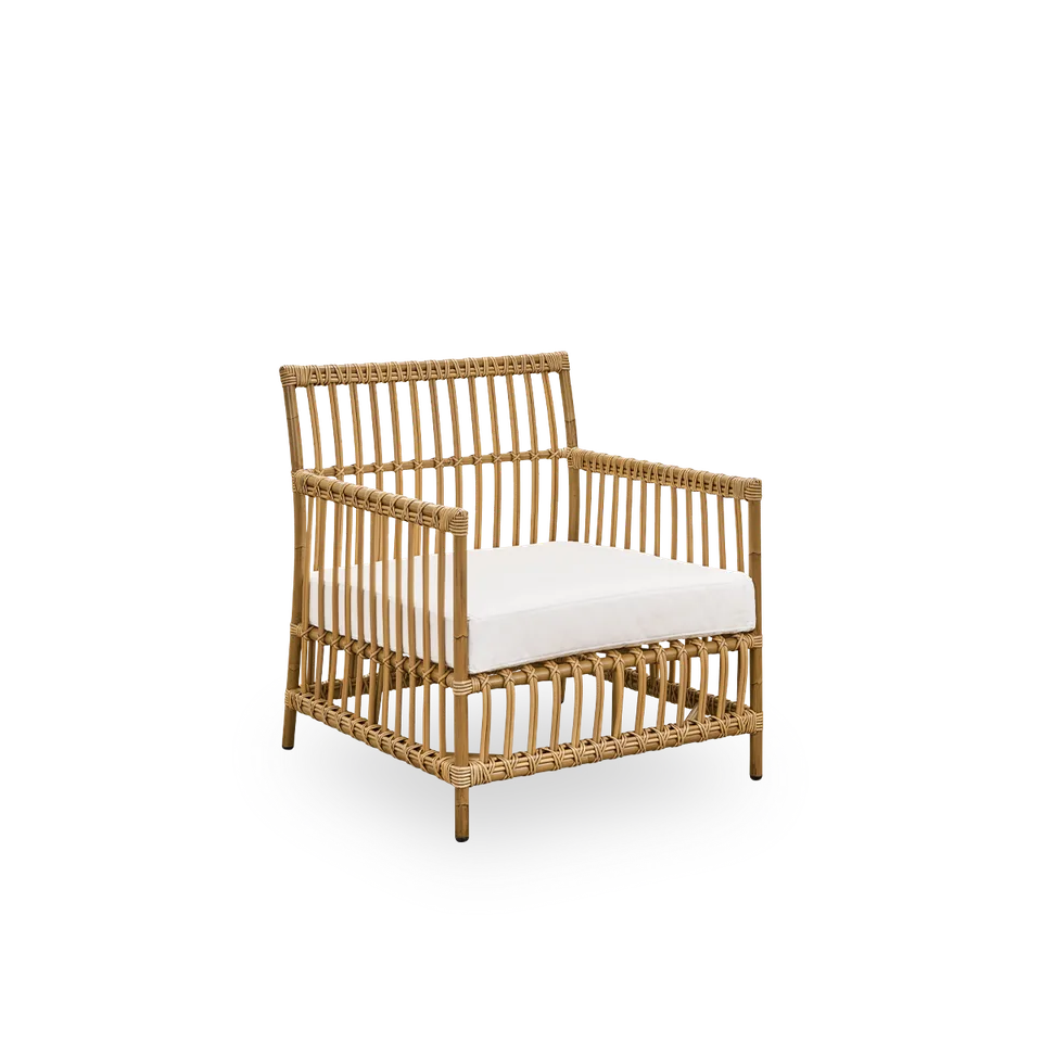 Caroline Exterior Lounge Chair van Sika-Design in Antique, Aluminium & ArtFibre, Tempotest, White (B450), Geen – productfoto 2 van 2