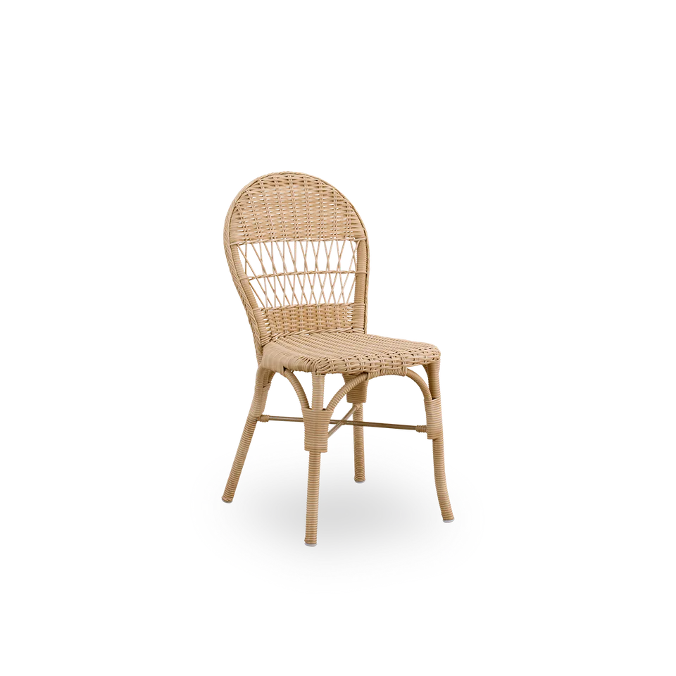 Ofelia Exterior Chair van Sika-Design in Natural, ArtFibre & Aluminium, Geen – productfoto 3 van 3