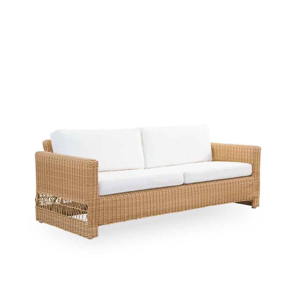 Stock item | Seat- and back cushion | Carrie Exterior Sofa by Sika-Design in White (CY101) – product photo 1 of 2