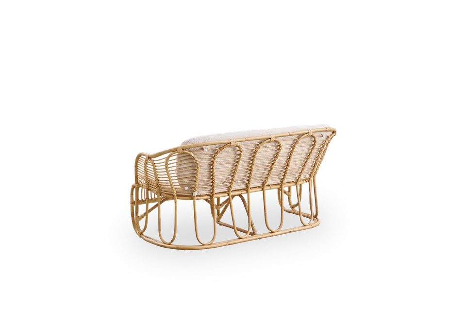 Swing Sofa by Sika-Design in Polished Natural, Rattan, Crumble, Beige (A622) – product photo