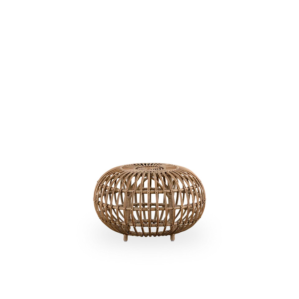 Ottoman Large van Sika-Design in Polished Antique, Rattan – productfoto 2 van 2