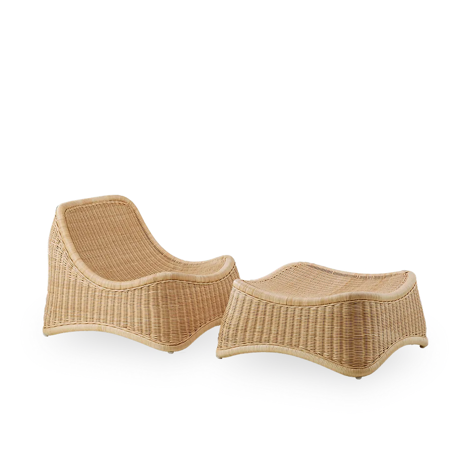 Chill Lounge Chair von Sika-Design in Natural core weave, Rattan frame – Produktfoto