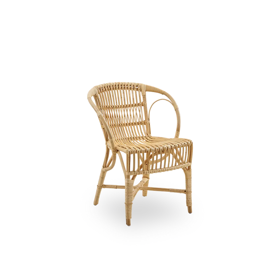 Robert Dining Chair by Sika-Design in Polished Natural, Rattan, None – product photo 2 of 2